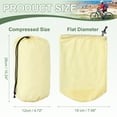 thumbnail image 2 of Uxcell Stuff Sack, Sleeping Bag Storage Sack, Waterproof Outdoor Storage Bag for Camping 5 x 10 In & Beige, 2 of 7