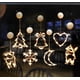 thumbnail image 2 of Nuevos adornos navideños, luces LED colgantes, decoración de dormitorio, decoraciones navideñas, decoración de vidrio para ventana del hogar, batería cálida, 2 of 4