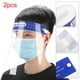 thumbnail image 3 of Protector facial de seguridad, protector facial antisaliva a prueba de polvo, protector facial completo, 2 uds., 3 of 8