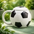 thumbnail image 2 of Set 2 Tazas Cerámica con Tapa Balón Fútbol Mundial 350 ml, 2 of 9