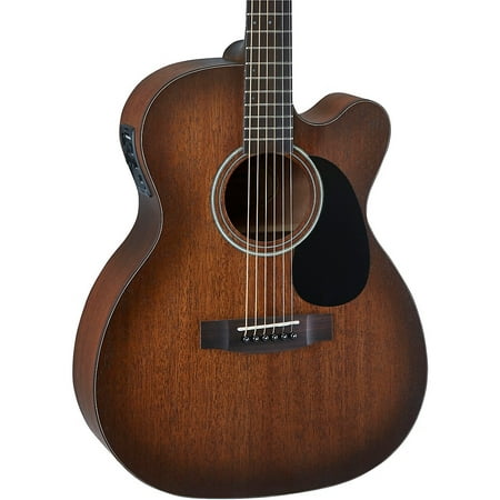 Mitchell T333CE-BST Solid Top Mahogany Auditorium Acoustic-Electric Guitar Edge