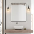 thumbnail image 2 of Z-Lite 734-1S-MB Bryant 12" Tall Bathroom Sconce - Black, 2 of 7