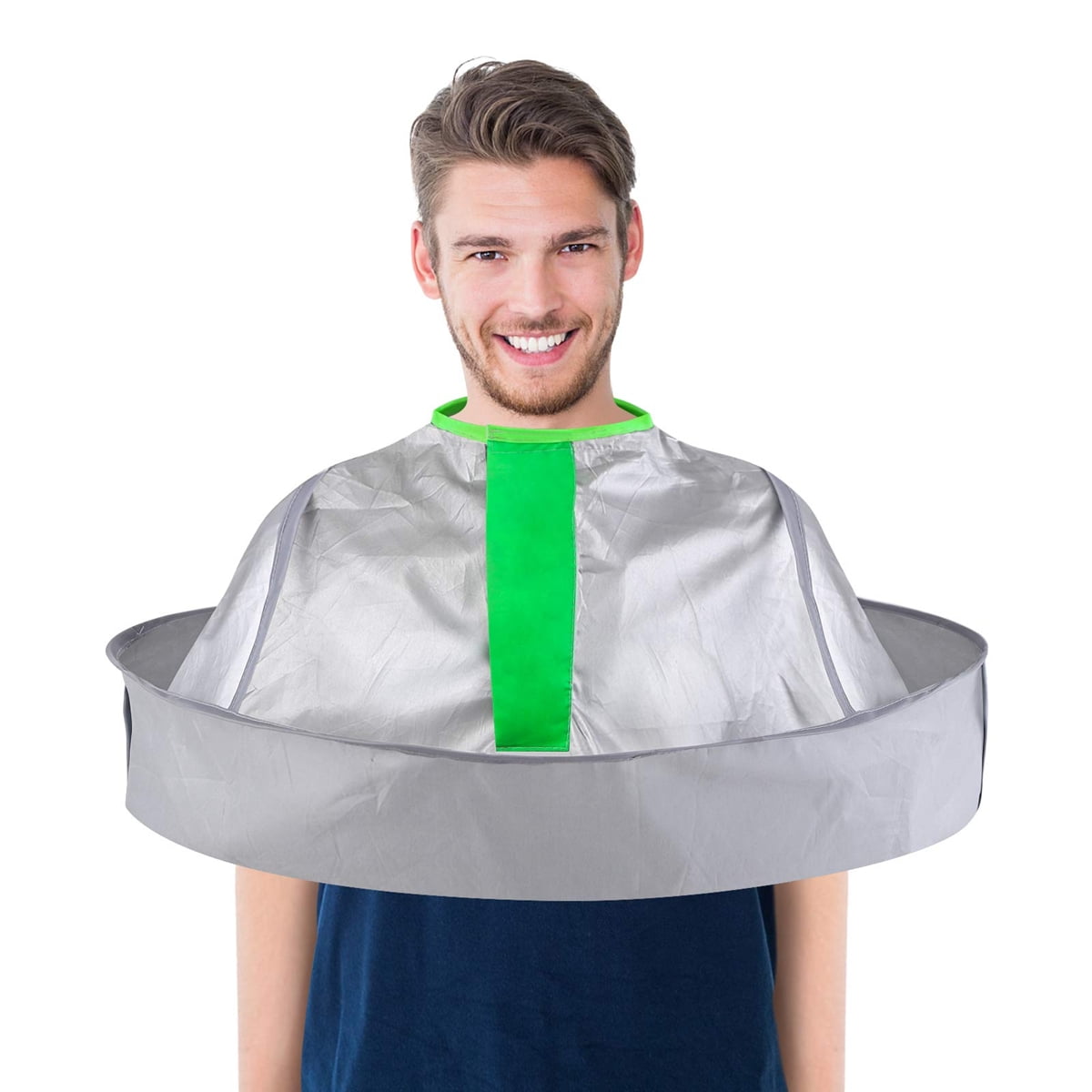 Haircut Umbrella Foldable Barber Cape, Shaving Cape Hair Catcher