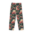 thumbnail image 5 of Xecao Rose Flowers Men's Straight Lounge Pajama Pants: The Ultimate in Comfortable Sleepwear, 5 of 9
