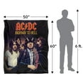 thumbnail image 5 of ACDC Blanket, 50"x60", Highway Silky Touch Sherpa Back Super Soft Throw Blanket, 5 of 5