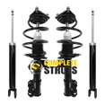 thumbnail image 2 of COMPLETESTRUTS - Front Quick Complete Strut Assemblies with Coil Springs and Rear Shock Absorbers Replacement for 2011-2014 Hyundai Sonata - Set of 4, 2 of 4