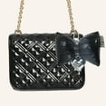 thumbnail image 2 of Unique Bargains 1 Pc Stylish Bow Handbag Charm Bag Accessories Black, 2 of 5