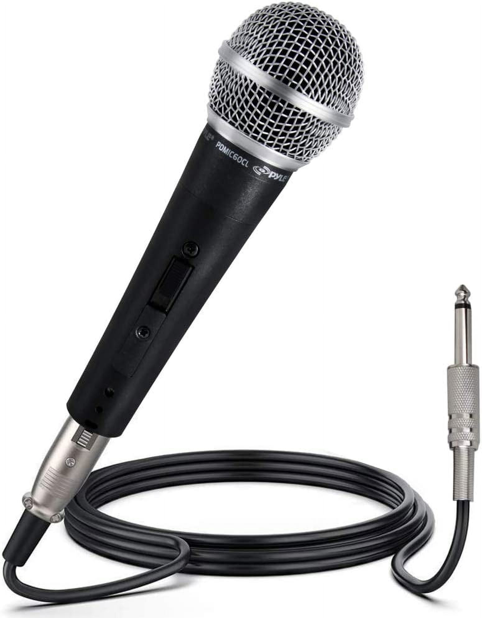 Foldable Tripod Microphone Stand with Professional Dynamic Vocal Mic for Stage