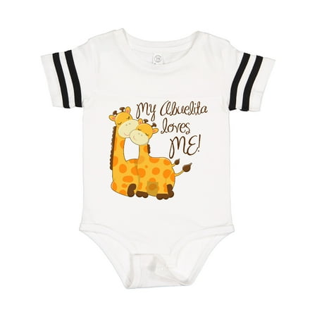 

Inktastic My Abuelita Loves Me! Gift Baby Boy or Baby Girl Bodysuit