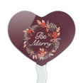 thumbnail image 2 of Be Merry Christmas Wreath Heart Love Cupcake Picks Toppers Decoration Set of 6, 2 of 7