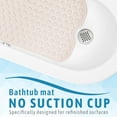 thumbnail image 4 of No Suction Cup Bath Mat, Made in Italy - Safe for All Ages - Bath mat for refinished tub. Will not fray Like Rubber bathmats., 4 of 6