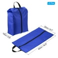 thumbnail image 2 of Uxcell Shoe Bags for Travel, Portable Shoe Bag with Zipper for Travel, Blue 2 Pack, 2 of 5
