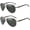 Blacksilver+blackgreen, variant on 2 pack Polarized Aviator Sunglasses for Men Women Metal Flat Top Sunglasses lightweight Driving Outdoor