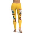 thumbnail image 4 of Cuphead Mugman Game Yoga Pants Women High Waisted Tummy Control Non See-Through Elastic Running Workout Yoga Leggings Pants, 4 of 7