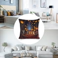 thumbnail image 3 of Halloween Cats Pumpkin Forest Linen toss pillowcase decoration pillowcase gifting preferred 20x20 inch cushion cover 2 sets sofa pillowcase sofa bedroom living room car, 3 of 8
