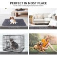thumbnail image 3 of Machine Washable Double Sided Dog Bed Blanket, Reversible Pet Mat (M 78/54 cm, Dark Gray), 3 of 5