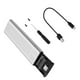 thumbnail image 3 of Adaptador NVME M2 SSD con Carcasa USB 3.1 Tipo C, Protocolo Externo M y para , Compatible con Teclas Ethernet, Gráficos Plateados., 3 of 5