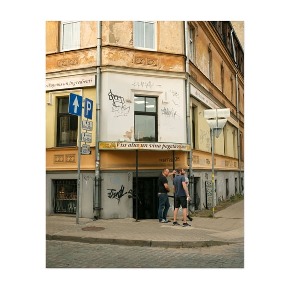 Dzirnavu iela, Riga 03 - Riga Riga Latvia Photography Unframed Wall Art Print 8 x 10 inches