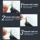 thumbnail image 3 of Soidarity Cortaúñas postizas Manual Cabeza de acero inoxidable Manicure Trimmer Tijeras portátiles reutilizables profesionales Negro Juegos de manicura lago azul Soidarity CE013962-05B, 3 of 6