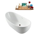 thumbnail image 4 of 62'' Streamline N590ORB Freestanding Tub and Tray With Internal Drain, 4 of 7