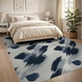 thumbnail image 3 of ODIKA 8'x10' Washable Area Rug Non-Slip Chair-Friendly Mat Modern Abstract Decorative Surface Muted Neutral Brushwork Style for Dining Room, Large Office, Lounge, 3 of 7