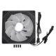 thumbnail image 1 of 140 x 140 x 25mm ARGB Chassis Fan, Sync Light, Quiet, Heat Dissipation, for CPU, PC Case, Reverse Black, 1 of 4