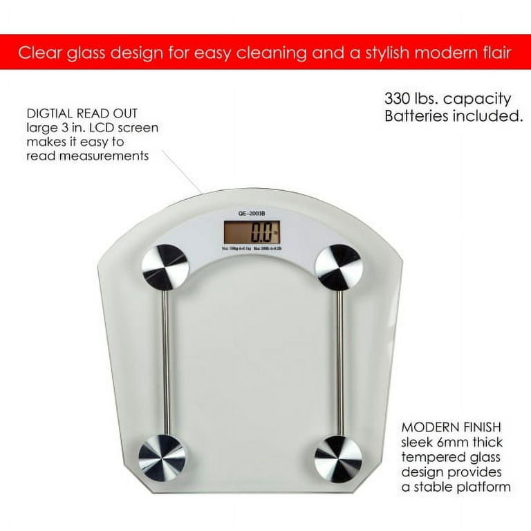 Transparent Bathroom Scales Lcd Electronic Digital Smart - Temu