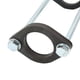 thumbnail image 3 of Soporte de clavijas de pie ajustable de 25 a 32 mm Kit de soporte de reposapiés con clip universal en forma de U Reacondicionamiento de motocicleta, 3 of 8
