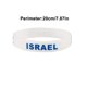 thumbnail image 3 of Pulsera con la bandera de Israel, pulsera I Stand With Israel, unisex, talla única, 100 % nueva, 3 of 5