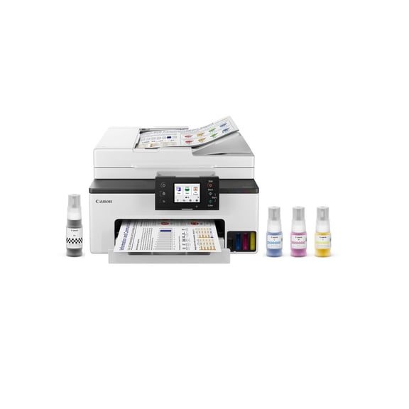 Open Box Canon MAXIFY GX2020 - Wireless Home and Office All-in-One Printer with MegaTank Technology
