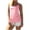 Pink, variant on ZyeKqe Tank Top for Women Sleeveless Scoop Neck Camisole Spaghetti Strap Blouses Criss Cross Back Camis
