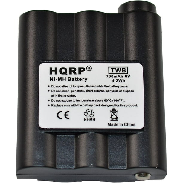 HQRP Batterie Rechargeable pour Radio Bidirectionnelle GXT-950 / GXT950 / GXT950VP4 / GXT-1000 / GXT1000VP4 / GXT-1050 / GXT1050 / GXT1050VP4