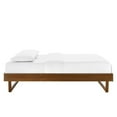 thumbnail image 4 of Billie King Wood Platform Bed Frame Walnut, 4 of 8