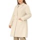 thumbnail image 4 of Abrigos largos de invierno para mujer en tallas grandes, con solapa de muesca, de doble botonadura, tipo trench, 1X beige, 4 of 6