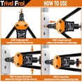 thumbnail image 3 of Herramienta para tuercas y remaches Trivd Frol 16 con 15 mandriles métricos y SAE, 3 of 8