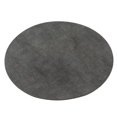 Tnobhg Round Placemat Solid Color Faux Leather Placemat Heat Resistant