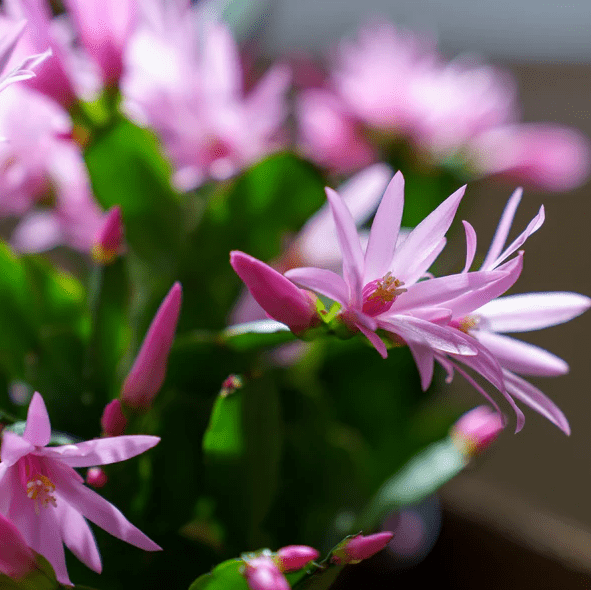 Pink Easter Cactus Plant Live for Planting, Easter Cactus Flower Plant for Indoor Outdoor 4 to 6 Inch Tall