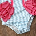thumbnail image 5 of Toddler Girls One Piece Swimsuit Baby 3D Swan Bikini Swimming Bathing Suit Swimwear Little Kids Tankini Set Beach Wear, 5 of 6