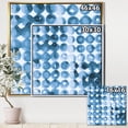 thumbnail image 2 of Indigo watercolor geometrical VI - Contemporary Framed Canvas, 2 of 3