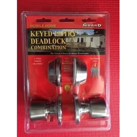 Kwikset Polished Brass 6 Keyed Alike Mobile Home Entry Knob