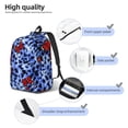 thumbnail image 4 of Yiaed Abstract Colorful Butterflies Print Backpack, Premium Laptop Backpack, Travel Backpack for Women, Lightweight Backpacks, Comfortable Back Pack-Medium, 4 of 5