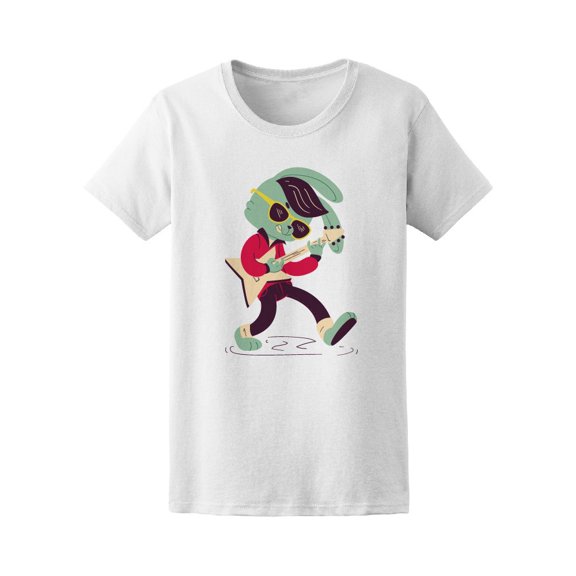 Rockabilly Bunny Guitar Tee Men's -Image by Shutterstock