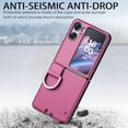 thumbnail image 6 of for Oppo Find N2 Flip Case with Ring, Slim PU Leather Protective Cover Phone Case Oppo Find N2 Flip ZH Purple, 6 of 18
