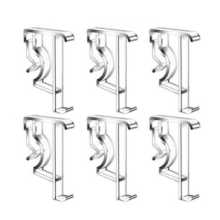 

TINYSOME Valance Clips 2 Inch Arc-Shaped Window Valance Clips Clear Plastic Valance Retainer Clips Blind Valance Clips Hidden