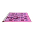 thumbnail image 2 of Ahgly Company Machine Washable Indoor Rectangle Oriental Purple Modern Area Rugs, 5' x 7', 2 of 4