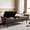 Dark Brown, variant on YIKEMA Double Door Storage Ottoman Bench, 64'' Faux Leather End of King Bed Bench