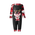thumbnail image 2 of Fiomva Family Matching Pajamas Christmas Pjs Holiday Nightwear Sleepwear Sets Long Sleeve Pjs, 2 of 10