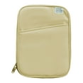 thumbnail image 2 of 11 Inch Tablet Sleeve Case Nylon Protective Pouch with Storage Pockets for 11" Tablets & Laptops Yellow,Green,Black,Khaki 11.81x8.26x0.78in, 2 of 7