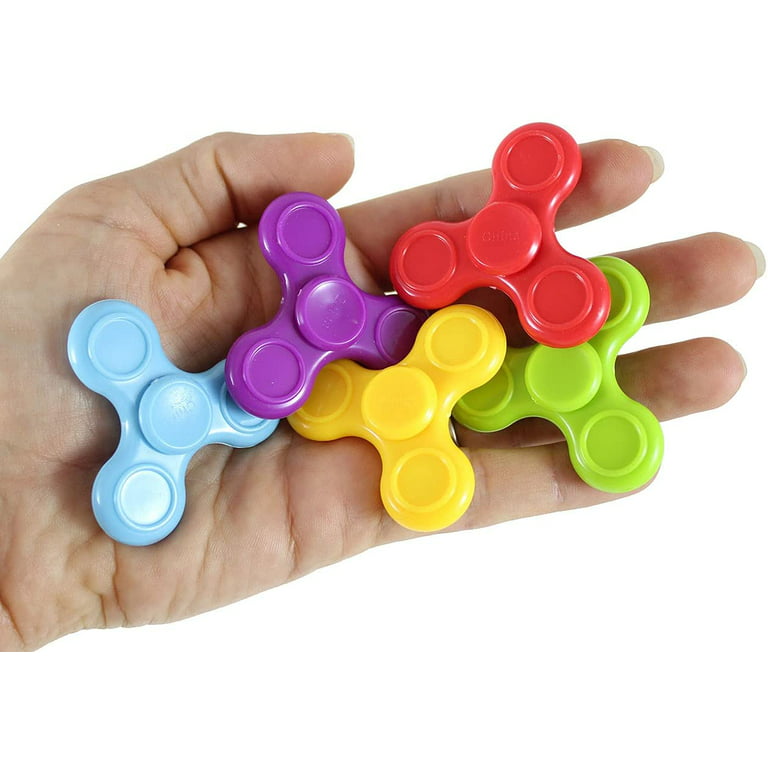 12 Mini Fidget Spinners - Fidget Toy - Sensory Stress Toy - Tiny Hand  Spinner Toy - Party Favors (Random Colors)