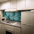 thumbnail image 1 of EXHUMKY 2Pcs Tile Stickers Kitchen Waterproof Removable Adhesive for Living Room Decoration Marble Effect, 1 of 8